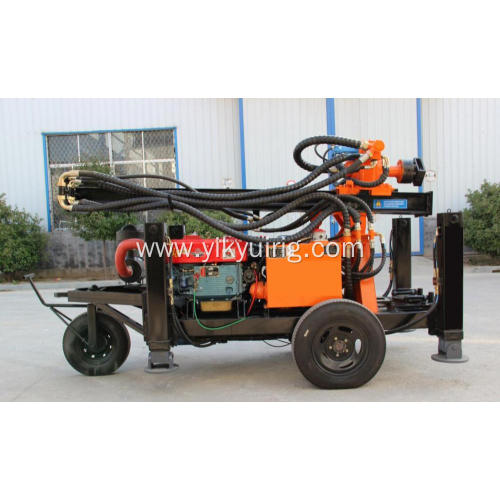 Deep 130m Wheel Type Hydraulic Waterwell Digger